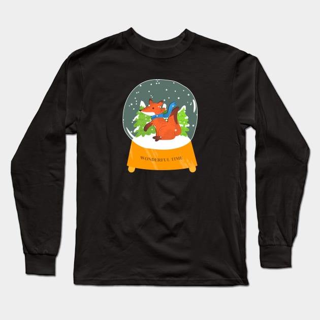 Wonderful Time Long Sleeve T-Shirt by Mads' Store